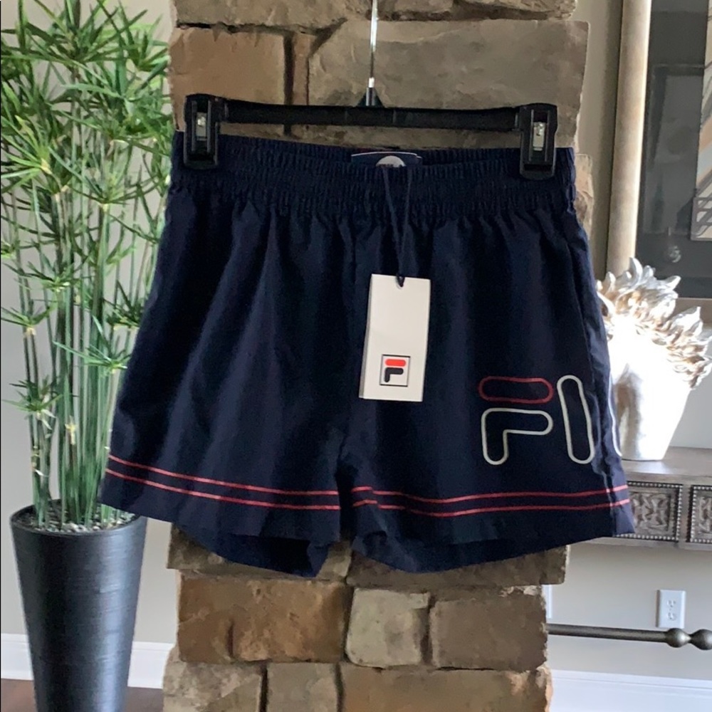 NWT FILA Athletic Shorts Navy Blue Size XS